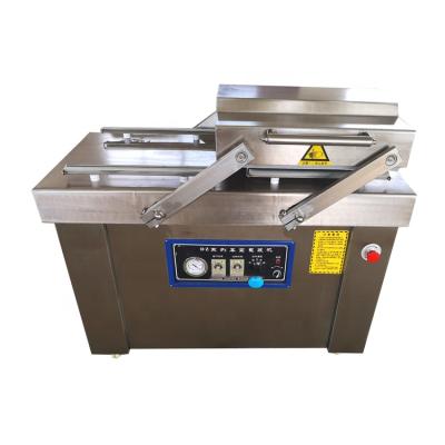 China dz500 food double chamber vacuum food sealer price /automatic nigentro vacuum packing machine meat for sale