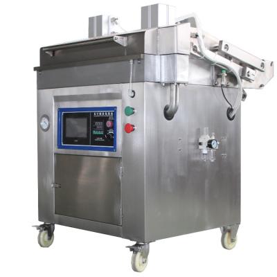 China Energy Saving Fresh Meat Abalone Salmon Seafood Lobster Pork Beef Steak Cooked Food Laminated Automatic Skin Vacuum Packing Machine for sale