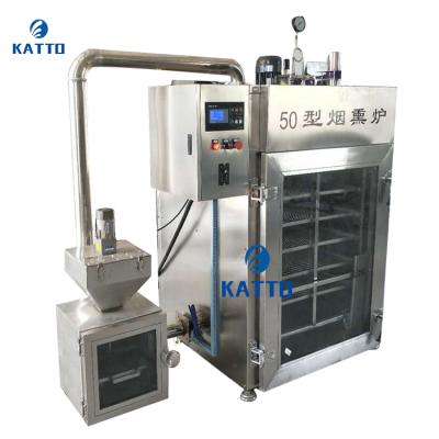 China Low Energy Products Hot Fish Broiler Sausage Cooker Drying Oven Smoking Machine for sale