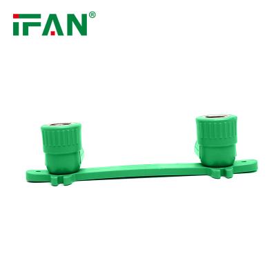 China Korea Hyosung High Intensity Raw Material Ifan Ppr Pipe Fitting China Factory Directly Provide Insert For Ppr Fitting Double Elbow for sale