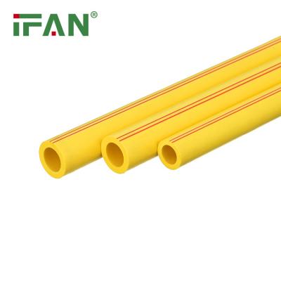 China PPR Ifan Factory Wholesale Ppr Pipes Pn20 Ppr Pipe Yellow Color Ppr Pipe Tubing for sale