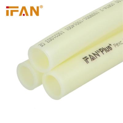 China IFAN Floor Heating Pipe System OEM Beige Pex-C Pipe Polyethylene Raw Material 100% Floor Heating Pipe for sale