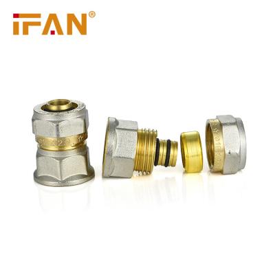 China Anti-Corrosion Pex Al Pex Pipe Fittings Brass Female Socket Of Pex Pipe Fittings Pex Pipe System Long Service Life Ifan for sale