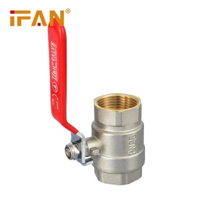 China General Ifan Wholesale Hygienic And Non-Toxic Ball Fittings Brass Valve Forged Brass Ball Valve for sale