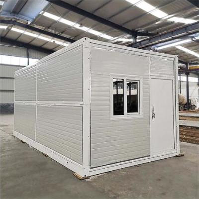 China Modern Low price fast install light steel frame house folding container house cabin Foldable apartment for office dormitory for sale