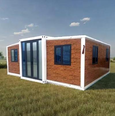 China Minimalist Luxury high quality expandable container house prefab mobile living foldable container houses for sale