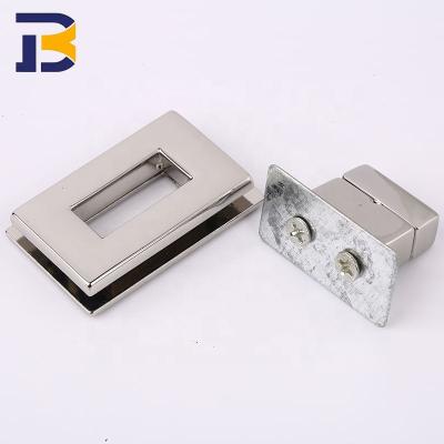 China High Quality Custom Made Eco-Friendly Hardware Zinc Alloy Replacement Handbag Clasps Closure Lock Twist Turn Locks for sale