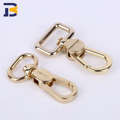 China Eco-Friendly Wholesale High Quality Swivel Accessories Snap Bag Dog Hook Lanyard D Ring Gold Metal Zinc Alloy for sale