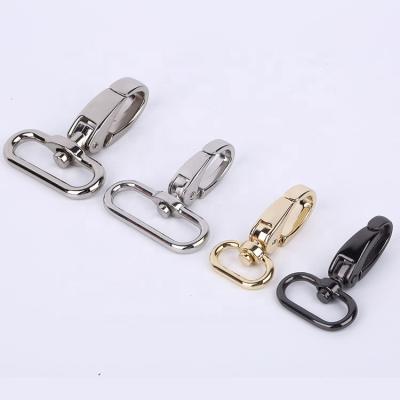 China Factory direct sales eco-friendly can turn high strength metal zinc alloy swivel buckle dog accessories belt bag metal snap hook for sale