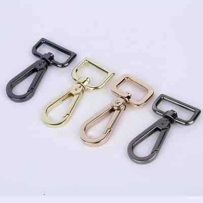 China Eco-friendly Wholesale Carabiner Clip D Buckle Military Security Metal Snap Zinc Alloy Key Chain Hook for sale