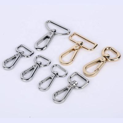 China Hot Selling Eco-friendly Snap Accessories And Nickel Color Swivel Hook Bag Fittings Buckle Brass Alloy Dog Hook For Bag Dog Leash for sale