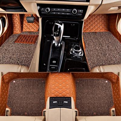 China Anti-skidding.clean hot sale 3d 5d coil car custom cleaning leather mat for sale