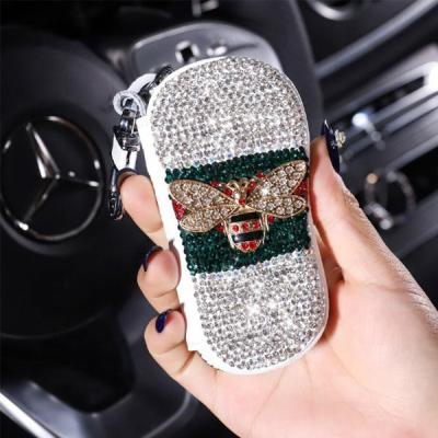 China Luxury Key Holder Wallet Fashion Rhinestone Car Key Case for sale