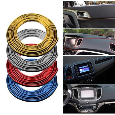 China Easy To Install 2021 Car Styling 5M Car Interior Strip Super Flexible Door Edge Trim Universal Decorative Molding Line CSV Auto Accessories for sale