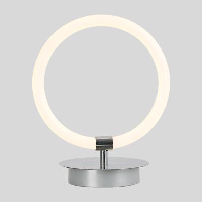 China 360 degree acrylic OEM ODM simple popular single line element led light source desk warm table lamp in 2020 for hotel for sale