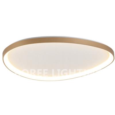 China New arrivel nordic triangle gold color led ceiling lamp with Dimmable for sale