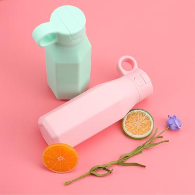 China Viable Leakproof Sublimation Water Bottle Silicone Sports Kids Portable Drinking Bottle Water for sale