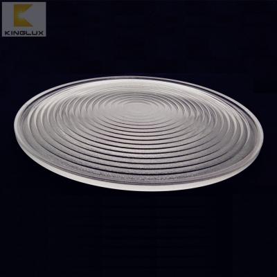 China FOR LED STAGE LIGHT 50mm 80mm 120mm 150mm diffused led glass industrial light fixtures FRESNEL led lens for sale