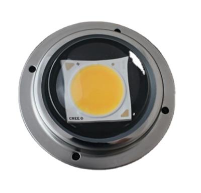 China Plano Flood Light 90 Degree 66mm Convex Lead Glass Lens For Led Sports Lighting And High Bay Lighting for sale