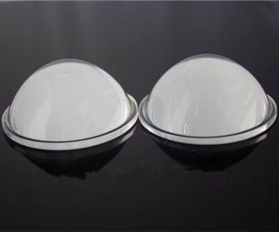 China For led light 54mm plano convex glass led optical lens for sale