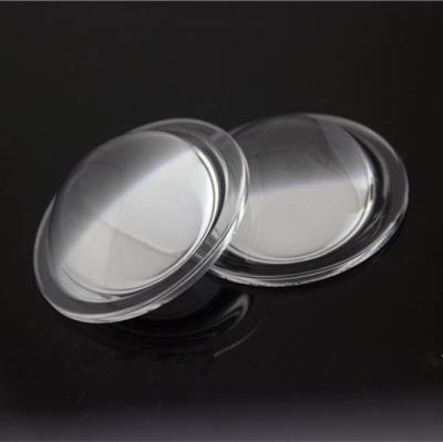 China Led spot light led flash light 43mm plano convex lens led headlight glass lens for sale