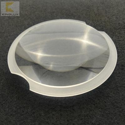 China Led Wall Washer 102mm Biconvex Glass Lens For Lighting Led Wall Washer for sale