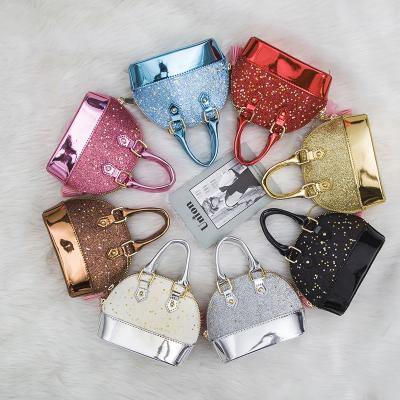 China PORTABLE Kids Color Shoulder Bag Kids Dinner Glitter Bag for sale