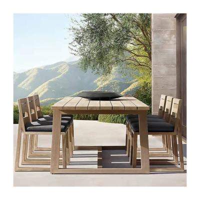 China High quality outdoor furniture design chair teak for sale solid wood outdoor table and garden chair activity furniture chair for sale