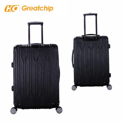 China Travel ABS Travel Trolley Long Distance Luggage Bags Smart Luggage With USB Charger for sale