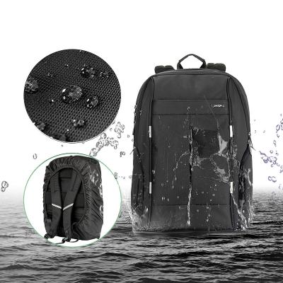 China New Arrival Young Men Waterproof Canvas Laptop Leather Backpacks for sale