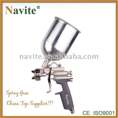 China Paint Spray Gun Gravity Spray Gun with E80B Aluminum Tank for sale