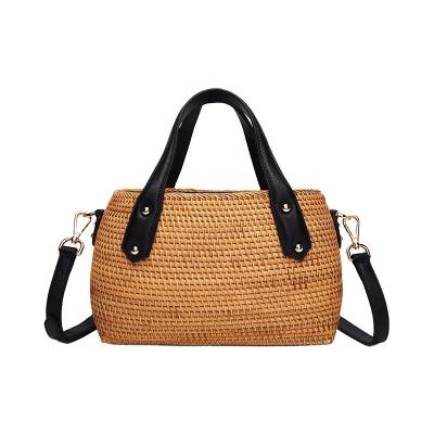 China 2022 Vintage Custom PORTABLE Shape Women's Bag PU Leather Handbag Women's Shoulder Bag for sale