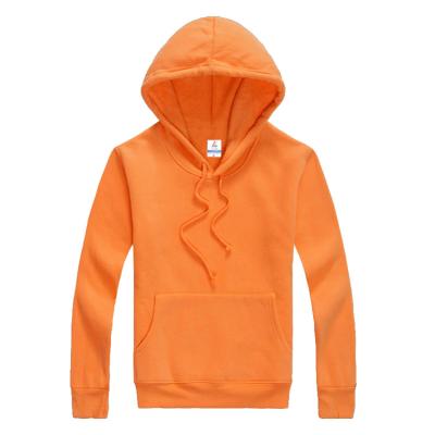 China OEM Service Orange Anti-pilling Or Customized Plus Size Men Terry Pullover Sweatshirt Hoodies for sale