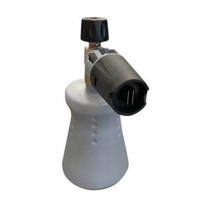 China New China-Chic New Type Car Washer Foam Gun 1/4 Inch Quick Connector Snow Foam Lance with 1L PA Bottle Big Mouth Foam Cannon for sale