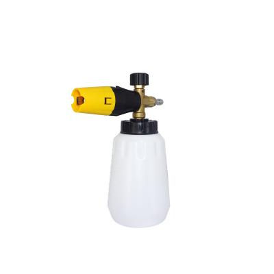 China New China-Chic Adjustable Snow Foam Lance 1L Foam Cannon Soap Dispenser for 1/4 Inch Pressure Washer foam generator Big Mouth for Washing Tools for sale