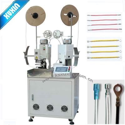 China Fully automatic crimping electrical terminal connector X-2400; automatic thread cutting crimping machine for sale