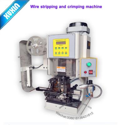 China X-2TS automatic crimping stripping and terminal crimping machine; Right terminal crimping machine for sale