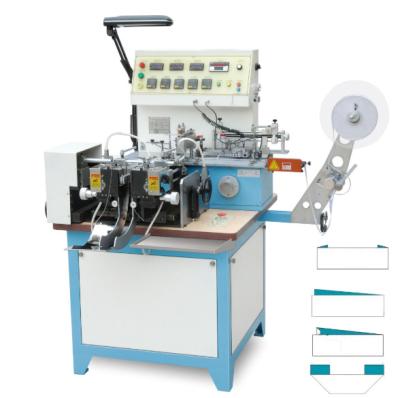 China Automatic Hotels Label Cutting Fold Machine, Label Cutting Folding Machine, Woven Label Cutting and Folding Machine for sale