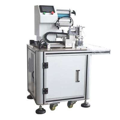 China Semi-automatic food folding labeling machine/wire labeling machine for sale