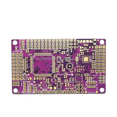 China FR-4 Soldermask BGA Immersion Purple Gold 6 Layer China PCB Manufacturer for sale