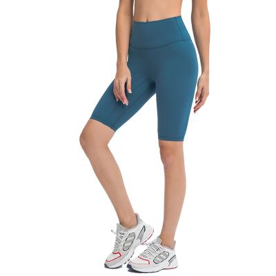 China Wholesale Plus Size Antibacterial No Camel Toe Yoga Shorts Gaiters No Front Seam Yoga Shorts Cycling Bike U-Shaped Shorts for sale