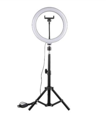 China Plastic+ ABS 26cm/10inch Video Live Light Dimmable LED Selfie Ring Light Photography Ring Lamp for sale