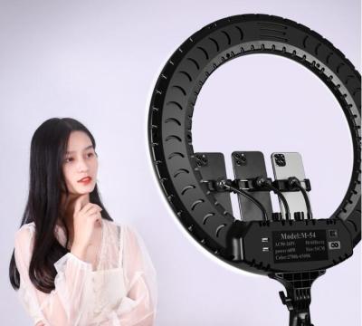 China With Bluetooth Outdoor 21 Inch LED Ring Light Photographic Lighting 3000-6500K Fill Lamp with Remote and Tripod for Photo Studio Makeup for sale