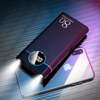 China 2019 hot sale amazon power bank best business power bank power bank 20000mah with 2a fast charger led lihgt for sale