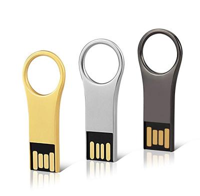 China Mini Metal Pen Drive USB 2.0 Circle USB Flash Memory Stick 64GB Pendrives 64GB Metal USB Drives 32GB Metal Mini USB Disk for sale