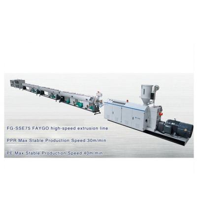 China PIPE HDPE Pipe Machine / Plastic Pipe Making Machine / PE Pipe Production Line en venta