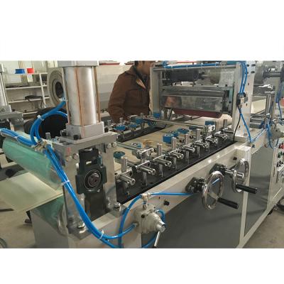 Κίνα Plastic Extruded Bar PVC UPVC Plastic Profile Making Machine With Online Lamination Machine προς πώληση