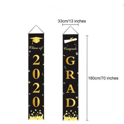 China Hanging Celebrate Graduation Banner Home Decoration Hanging Banner for sale