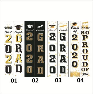 China Customized Hanging LOGO Hanging Graduation Banner For Decoration for sale