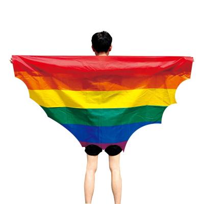 China Wholesale Cape Hanging Jolly Rainbow Pride Flag for sale